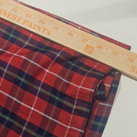 Disney Store Pajama Pants Womens XL Red Plaid Loungewear - Picture 7 of 7